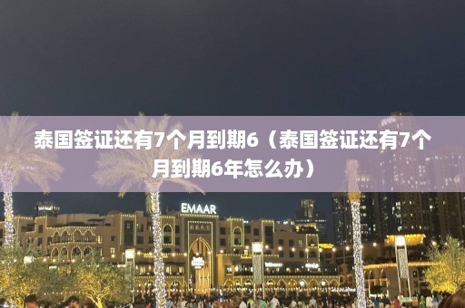 泰国签证还有7个月到期6（泰国签证还有7个月到期6年怎么办）