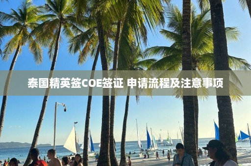 泰国精英签COE签证 申请流程及注意事项