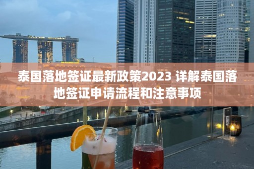 泰国落地签证最新政策2023 详解泰国落地签证申请流程和注意事项  第1张