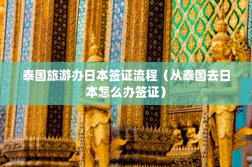 泰国旅游办日本签证流程（从泰国去日本怎么办签证）  第1张