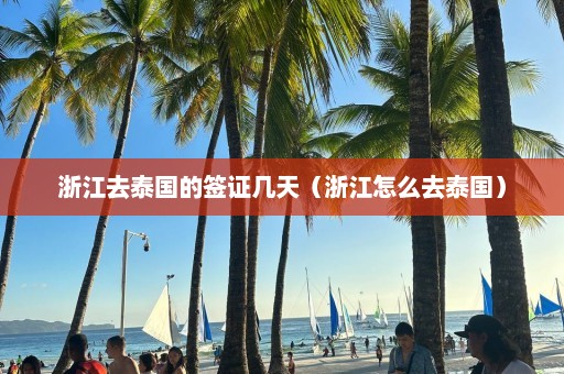 浙江去泰国的签证几天（浙江怎么去泰国）