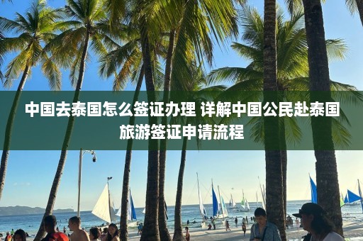 中国去泰国怎么签证办理 详解中国公民赴泰国旅游签证申请流程