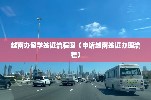 越南办留学签证流程图（申请越南签证办理流程）