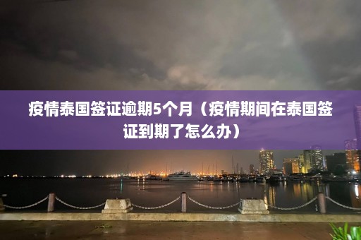 疫情泰国签证逾期5个月（疫情期间在泰国签证到期了怎么办）