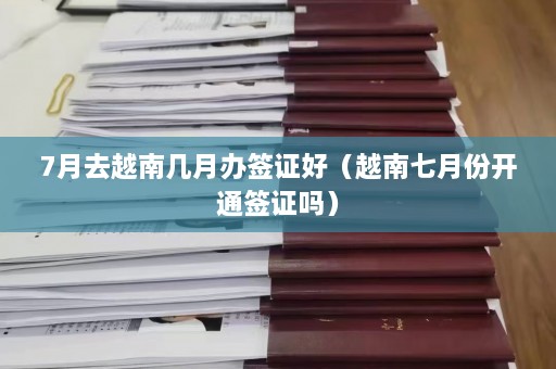 7月去越南几月办签证好（越南七月份开通签证吗）  第1张