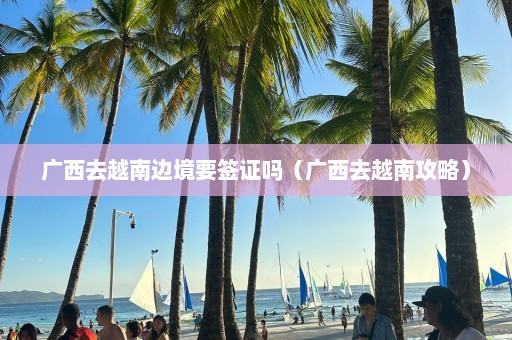 广西去越南边境要签证吗（广西去越南攻略）