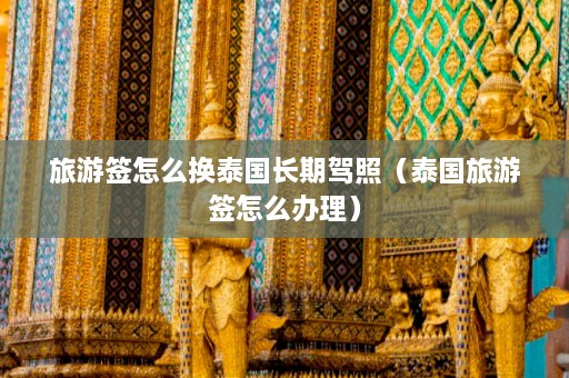 旅游签怎么换泰国长期驾照（泰国旅游签怎么办理）  第1张