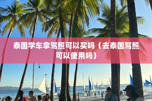 泰国学车拿驾照可以买吗（去泰国驾照可以使用吗）