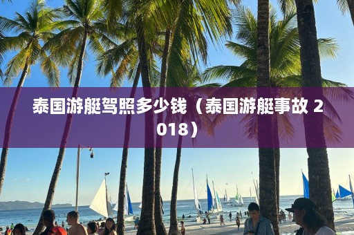 泰国游艇驾照多少钱（泰国游艇事故 2018）  第1张