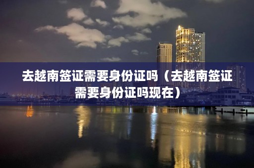 去越南签证需要身份证吗（去越南签证需要身份证吗现在）  第1张