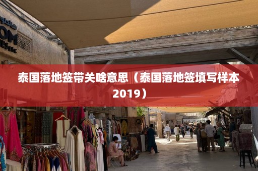 泰国落地签带关啥意思（泰国落地签填写样本2019）