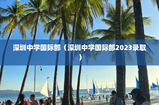 深圳中学国际部（深圳中学国际部2023录取）