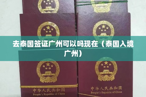 去泰国签证广州可以吗现在（泰国入境广州）  第1张