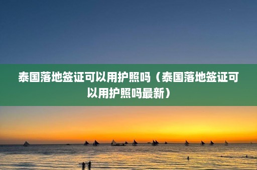 泰国落地签证可以用护照吗（泰国落地签证可以用护照吗最新）