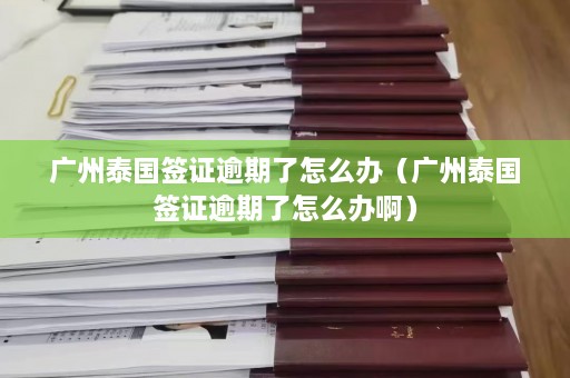 广州泰国签证逾期了怎么办（广州泰国签证逾期了怎么办啊）  第1张