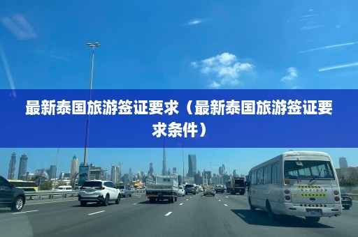 最新泰国旅游签证要求（最新泰国旅游签证要求条件）