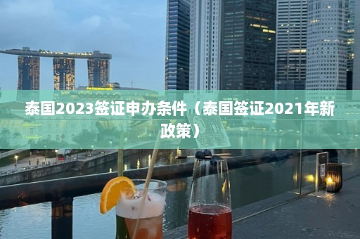 泰国2023签证申办条件（泰国签证2021年新政策）