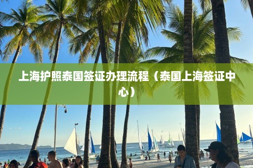 上海护照泰国签证办理流程（泰国上海签证中心）