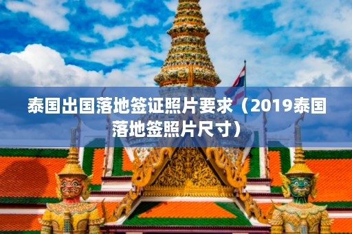 泰国出国落地签证照片要求（2019泰国落地签照片尺寸）  第1张