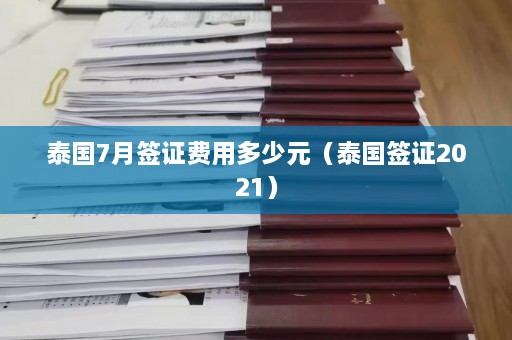 泰国7月签证费用多少元（泰国签证2021）  第1张