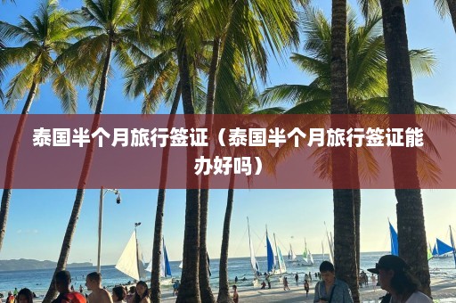 泰国半个月旅行签证（泰国半个月旅行签证能办好吗）