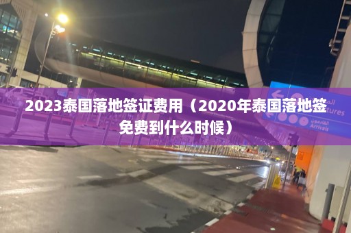 2023泰国落地签证费用（2020年泰国落地签免费到什么时候）