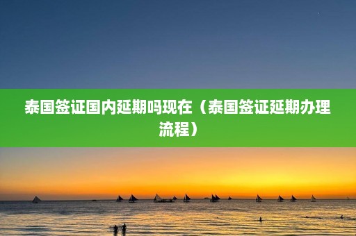 泰国签证国内延期吗现在（泰国签证延期办理流程）