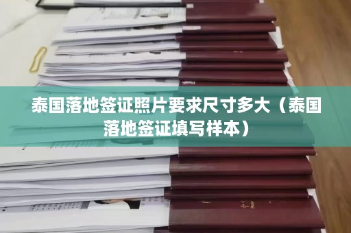 泰国落地签证照片要求尺寸多大（泰国落地签证填写样本）  第1张