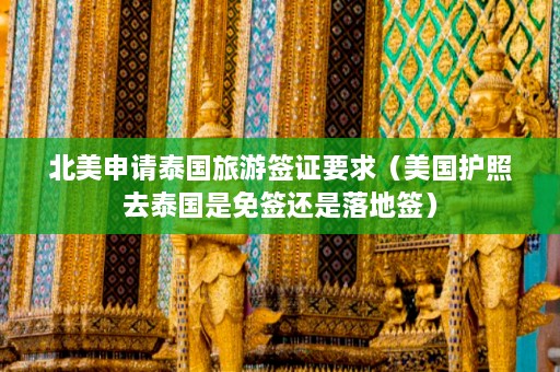 北美申请泰国旅游签证要求（美国护照去泰国是免签还是落地签）