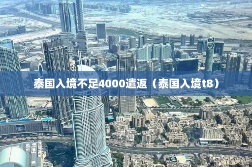 泰国入境不足4000遣返（泰国入境t8）