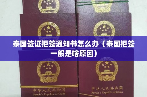 泰国签证拒签通知书怎么办（泰国拒签一般是啥原因）  第1张