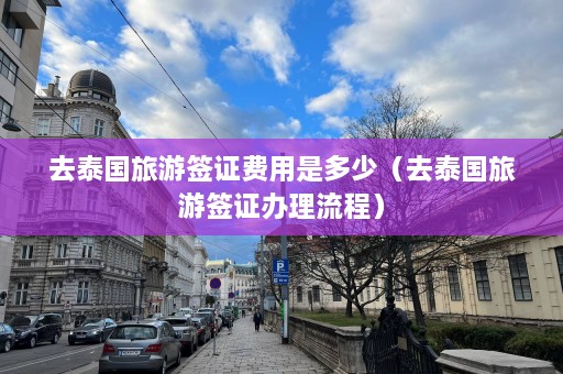 去泰国旅游签证费用是多少（去泰国旅游签证办理流程）