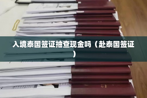 入境泰国签证抽查现金吗（赴泰国签证）