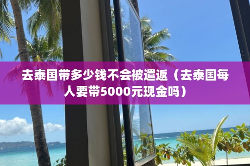 去泰国带多少钱不会被遣返（去泰国每人要带5000元现金吗）  第1张