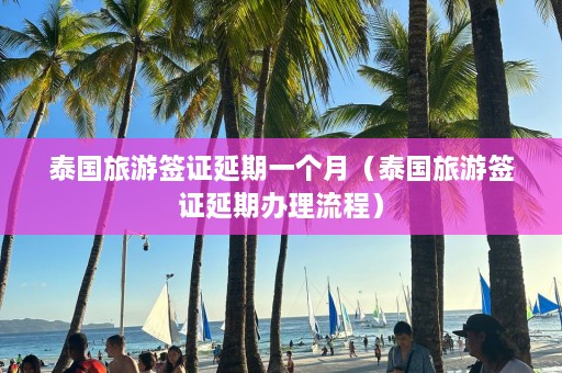 泰国旅游签证延期一个月（泰国旅游签证延期办理流程）  第1张