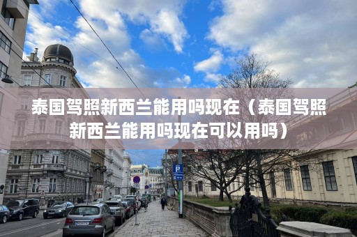 泰国驾照新西兰能用吗现在（泰国驾照新西兰能用吗现在可以用吗）