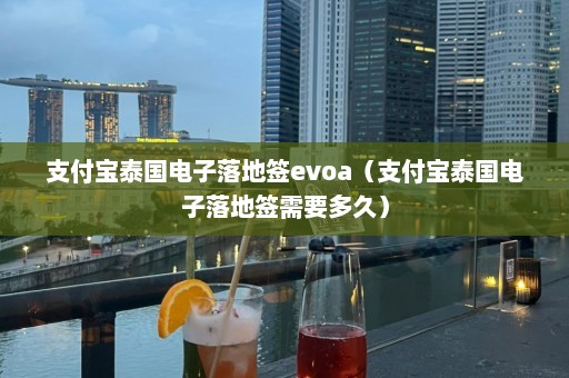 支付宝泰国电子落地签evoa（支付宝泰国电子落地签需要多久）