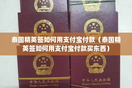 泰国精英签如何用支付宝付款（泰国精英签如何用支付宝付款买东西）