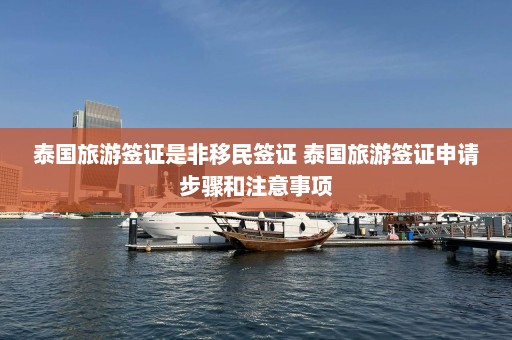 泰国旅游签证是非移民签证 泰国旅游签证申请步骤和注意事项