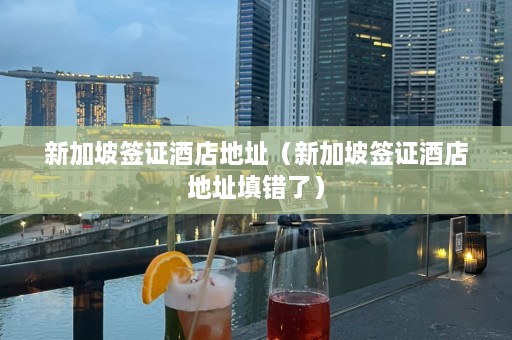 新加坡签证酒店地址（新加坡签证酒店地址填错了）  第1张