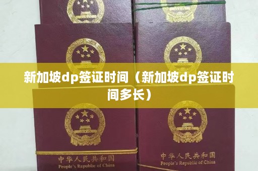 新加坡dp签证时间（新加坡dp签证时间多长）  第1张