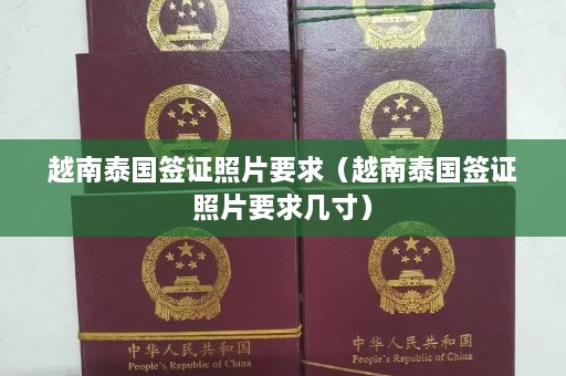 越南泰国签证照片要求（越南泰国签证照片要求几寸）  第1张