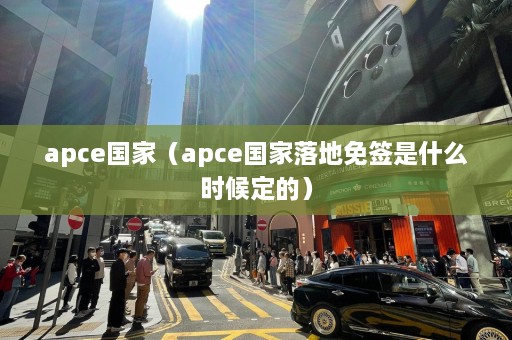 apce国家（apce国家落地免签是什么时候定的）