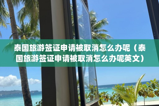 泰国旅游签证申请被取消怎么办呢（泰国旅游签证申请被取消怎么办呢英文）  第1张