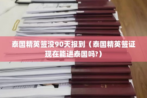 泰国精英签没90天报到（泰国精英签证现在能进泰国吗?）