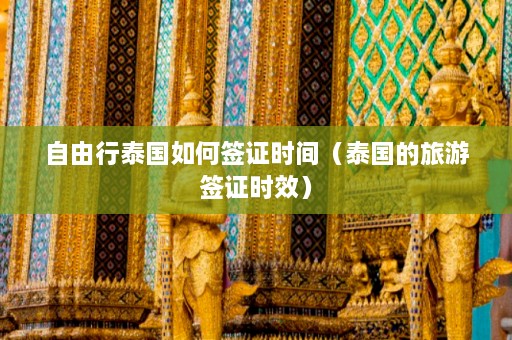 自由行泰国如何签证时间（泰国的旅游签证时效）