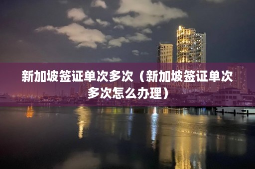 新加坡签证单次多次（新加坡签证单次多次怎么办理）  第1张