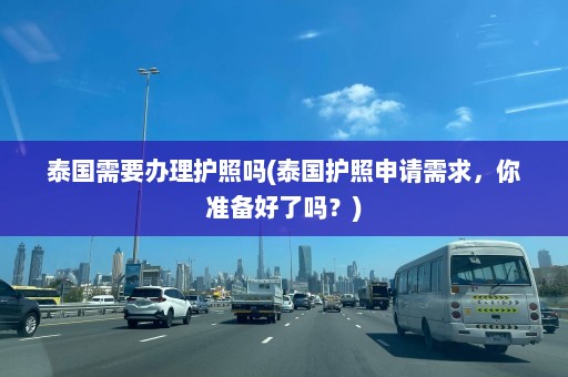 泰国需要办理护照吗(泰国护照申请需求，你准备好了吗？)