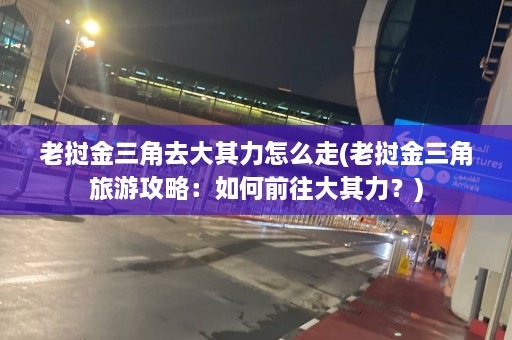 老挝金三角去大其力怎么走(老挝金三角旅游攻略：如何前往大其力？)  第1张