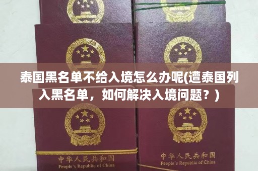 泰国黑名单不给入境怎么办呢(遭泰国列入黑名单，如何解决入境问题？)